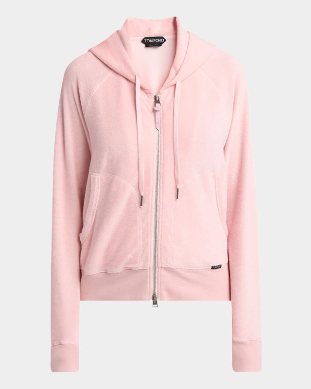 Toweling Jersey Zip Hoodi